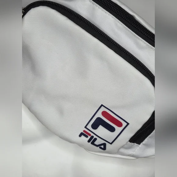 Fila White Beltbag with Black, Red And Blue Accents - Picture 4 of 8